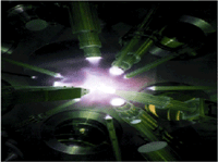 Target chamber of the Omega Laser